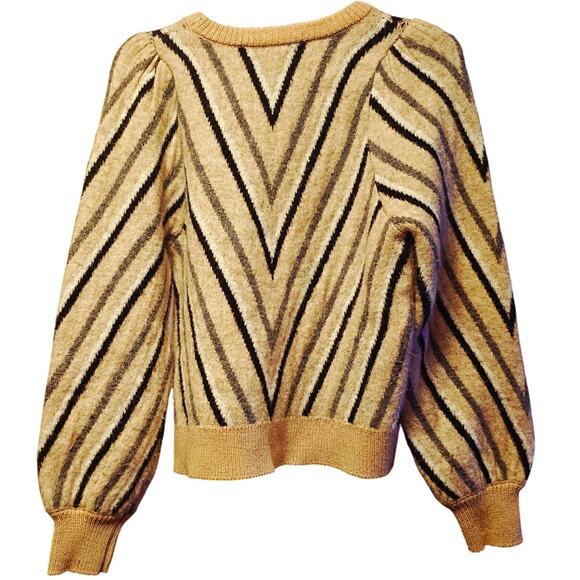 Stitches & Stripes striped wool blend sweater size medium - Picture 2 of 5